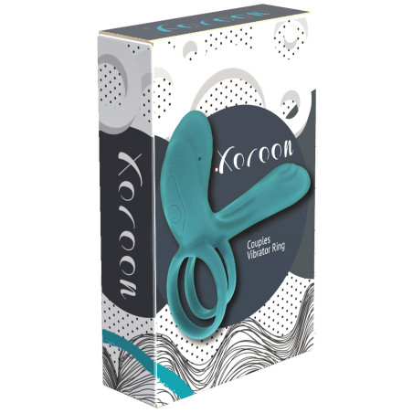 Cockring avec étui vibrant VIBRATOR GREEN 10 x 2.8cm