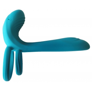 Cockring avec étui vibrant VIBRATOR GREEN 10 x 2.8cm