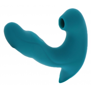 Stimulateur de clitoris et point G ETERNAL 15cm Turquoise