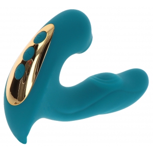 Stimulateur de clitoris et point G ETERNAL 15cm Turquoise