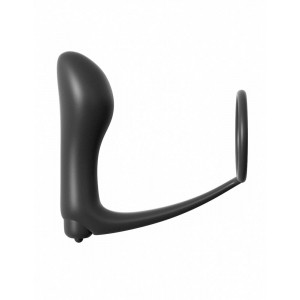 Ass Gasm vibrant plug anal fantasy en silicone 8.9cm noir
