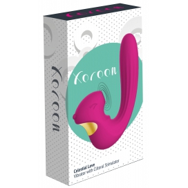Stimulateur de clitoris et point G CELESTIAL 15cm Violet 2