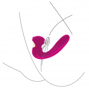 Stimulateur de clitoris et point G CELESTIAL 15cm Violet