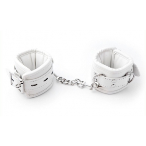 Menottes de chevilles CUFF BOMB Blanches 