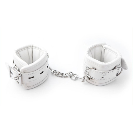 Menottes de chevilles CUFF BOMB Blanches 