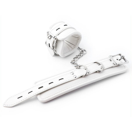 Menottes de chevilles CUFF BOMB Blanches 