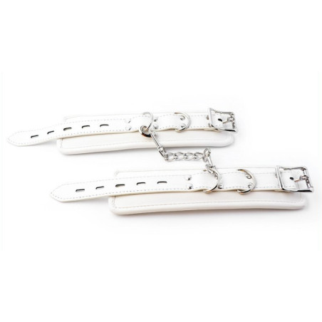 Menottes de chevilles CUFF BOMB Blanches 