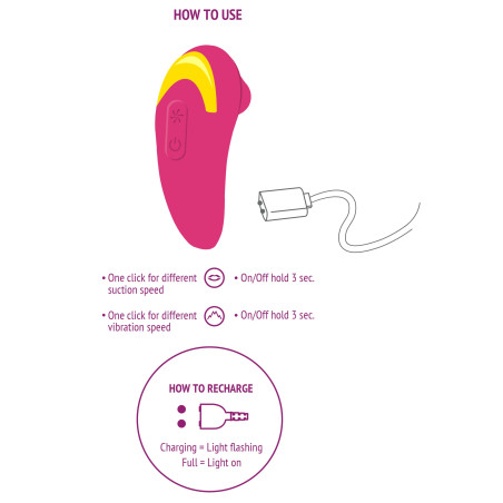 Stimulateur de clitoris INFINITE LOVE Rose