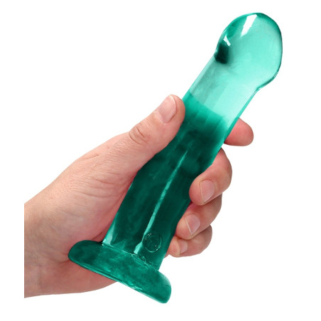 Gode RODY CRYSTAL RealRock 16 x 4cm Vert