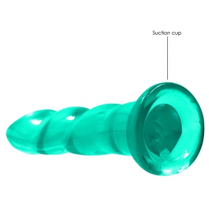 Gode TWIST CRYSTAL RealRock 16 x 4cm Vert