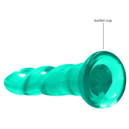 Gode TWIST CRYSTAL RealRock 16 x 4cm Vert
