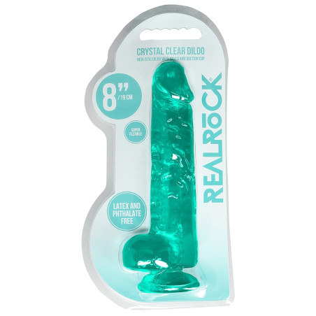 Gode CRYSTAL CLEAR Vert 16 x 4cm