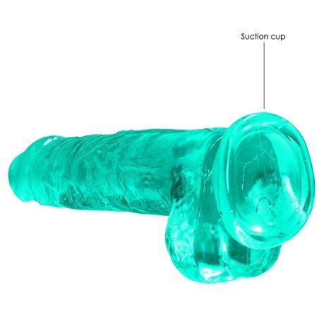 Gode CRYSTAL CLEAR Vert 16 x 4cm