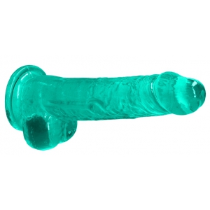 Gode CRYSTAL CLEAR Vert 16 x 4cm