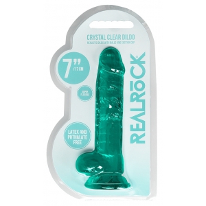 Gode CRYSTAL CLEAR Vert 14 x 3.5cm