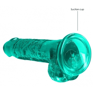 Gode CRYSTAL CLEAR Vert 14 x 3.5cm