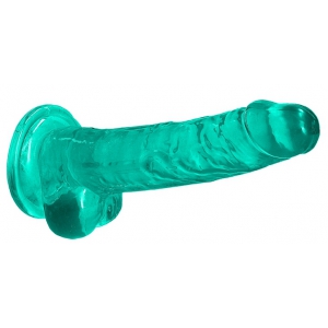 Gode CRYSTAL CLEAR Vert 14 x 3.5cm