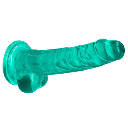 Gode CRYSTAL CLEAR Vert 14 x 3.5cm