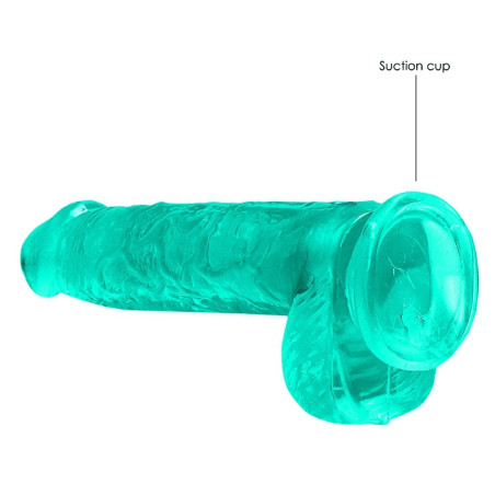 Gode CRYSTAL CLEAR Vert 12 x 3cm