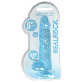 Gode CRYSTAL CLEAR Bleu 16 x 4cm 2