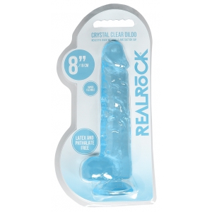 Gode CRYSTAL CLEAR Bleu 16 x 4cm