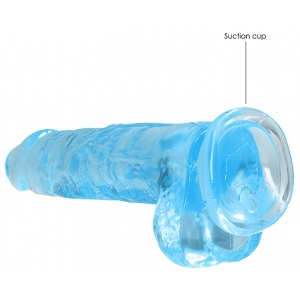 Gode CRYSTAL CLEAR Bleu 16 x 4cm