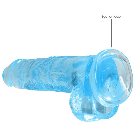 Gode CRYSTAL CLEAR Bleu 16 x 4cm