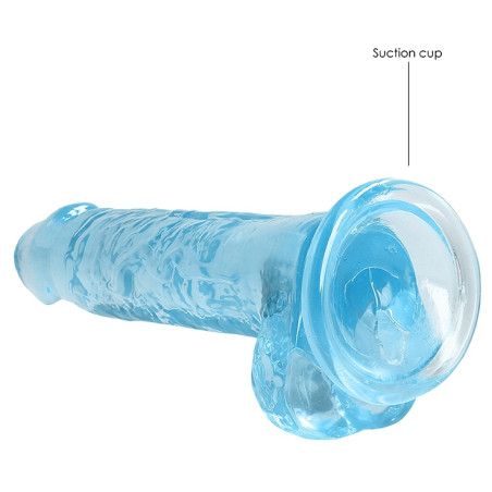 Gode CRYSTAL CLEAR Bleu 14 x 3.5cm