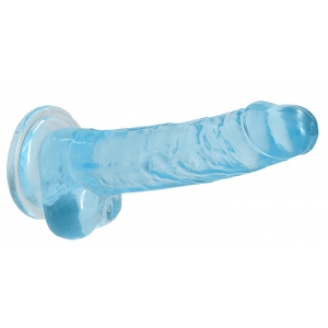 Gode CRYSTAL CLEAR Bleu 14 x 3.5cm