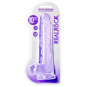 Gode CRYSTAL CLEAR Violet 21 x 5.5cm