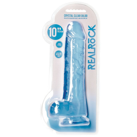 Gode CRYSTAL CLEAR Bleu 21 x 5.5cm