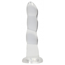 Gode TWIST CRYSTAL RealRock 16 x 4cm Transparent