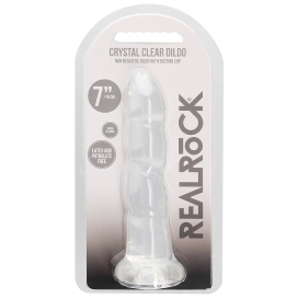 Gode TWIST CRYSTAL RealRock 16 x 4cm Transparent 2
