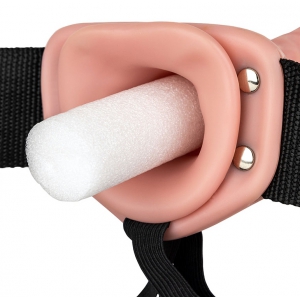 Gode ceinture vibrant HOLLOW VIBE RealRock 20 x 4.5cm
