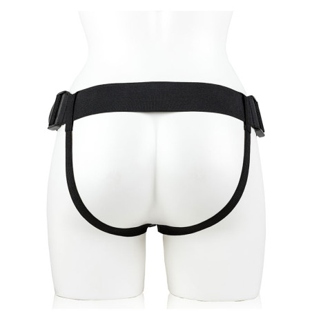 Gode ceinture creux HOLLOW STRAP ON RealRock 18 x 4.5cm