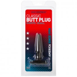 Butt Plug Anal homme Smooth de 9cm en couleur noire 2