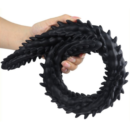 Double Gode SCOLOP L 60 x 5cm Noir