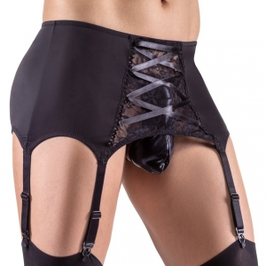 Porte-Jarretelles Homme BELT LACE Noir