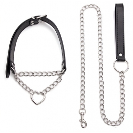 Collier-Laisse HEART CHAIN 80cm 2
