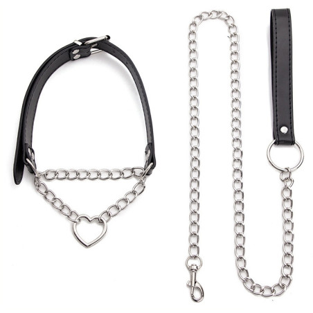 Collier-Laisse HEART CHAIN 80cm