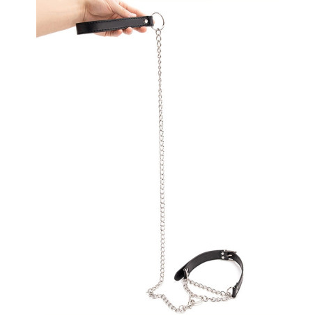 Collier-Laisse HEART CHAIN 80cm