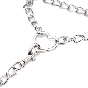 Collier-Laisse HEART CHAIN 80cm