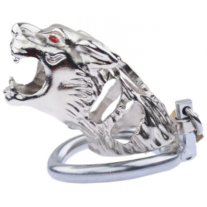Cage de chasteté en métal PANTHERA 9 x 3.4cm