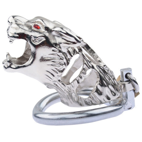 Cage de chasteté en métal PANTHERA 9 x 3.4cm
