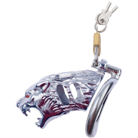 Cage de chasteté en métal PANTHERA 9 x 3.4cm