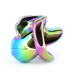 Cage de chasteté RAINBOW de 5.5 x 3.3 cm - En métal
