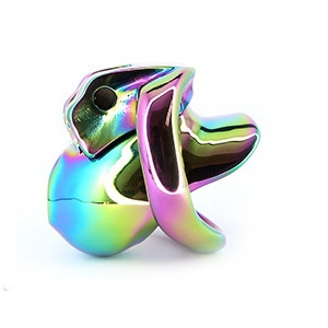 Cage de chasteté RAINBOW de 5.5 x 3.3 cm - En métal