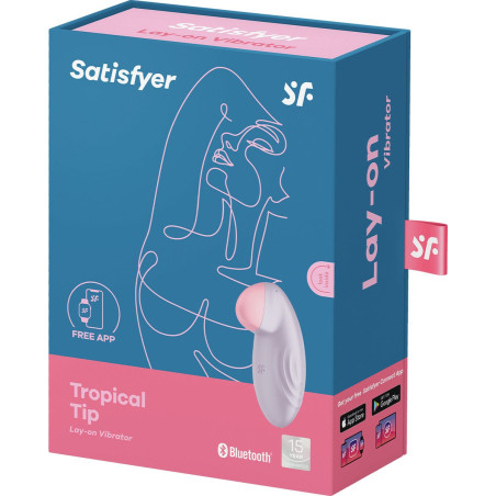 Stimulateur de clitoris connecté TROPICAL TIP Satisfyer 