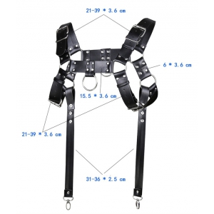 Harnais Sm GARTER Noir
