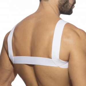Harnais Élastique AD FETISH Basic Blanc